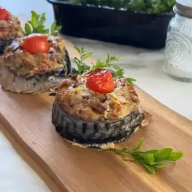 Корзиночки из скумбрии