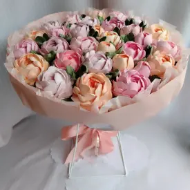 Зефирный букет, 40 см