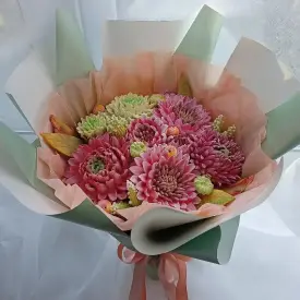 Зефирные букеты (ассорти), диаметр 15 см