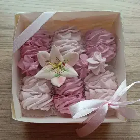 Зефир в квадратной коробке, 20*20 см