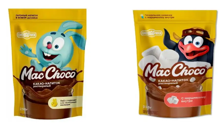 Какао-напиток MacChoco и Смешарики, 235 г