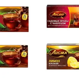Чай «Лисма» черный, 25 пак