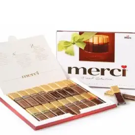 Шоколадные конфеты Merci 250 г (8 видов) ассорти