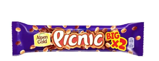 Шоколадный батончик Picnic Big, 76 г фото 2