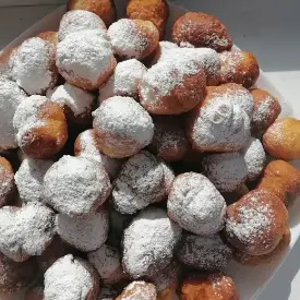 Творожные пончики