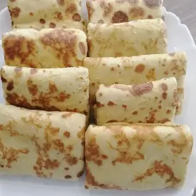 Блинчики с ветчиной и сыром