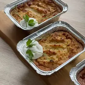 Бабка картофельная с беконом