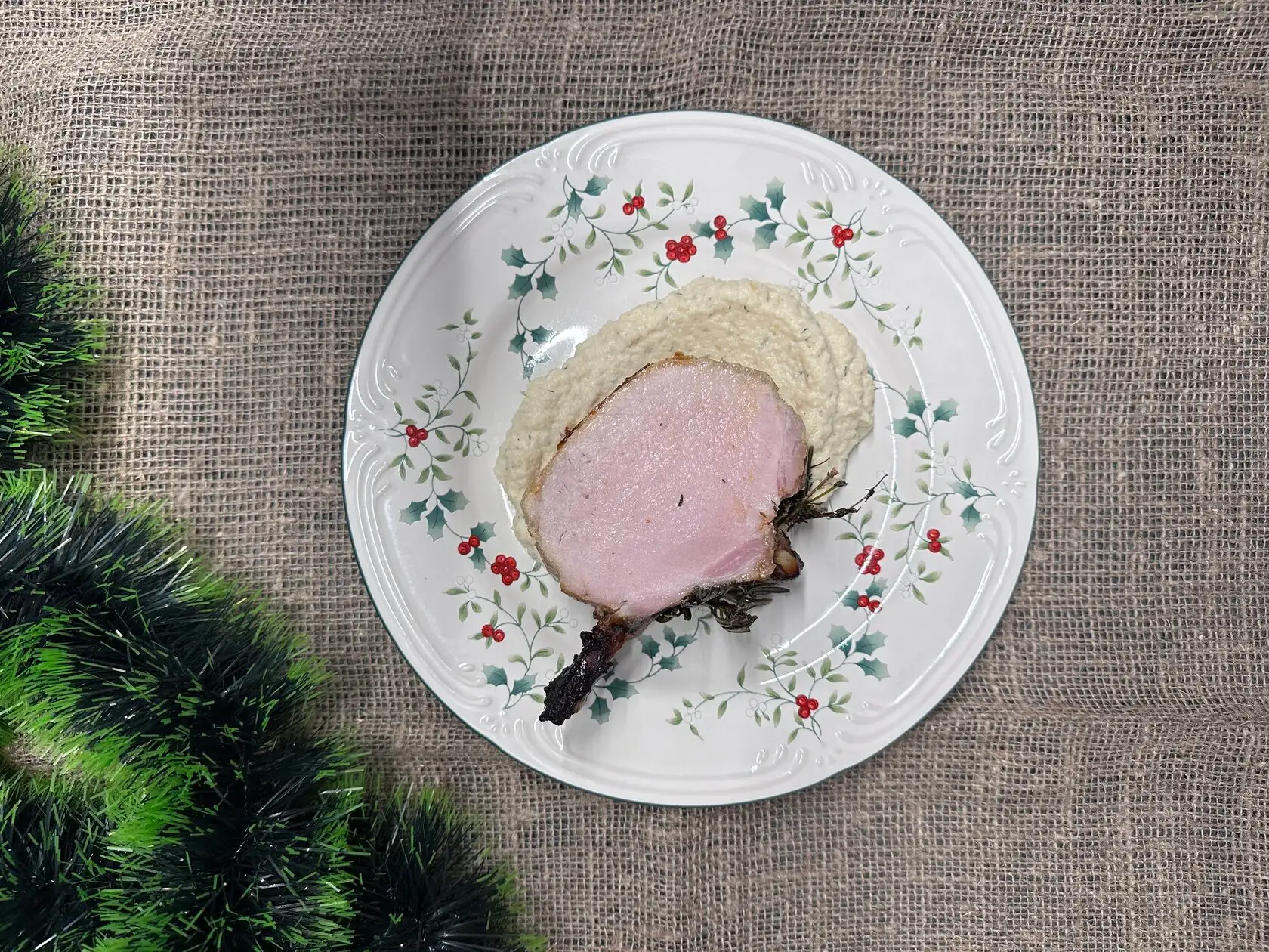 Свинина на рёбрышках с пюре из сельдерея фото 3