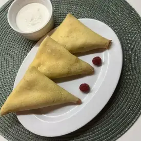 Блинчики с творогом