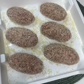 Зразы с грибами и яйцом