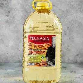 Масло подсолнечное для фритюра и жарки ТМ «Pechagin professional» 5л/4,6 кг