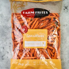 Батат фри, 9 мм, Farm Frites, заморож., 2 кг