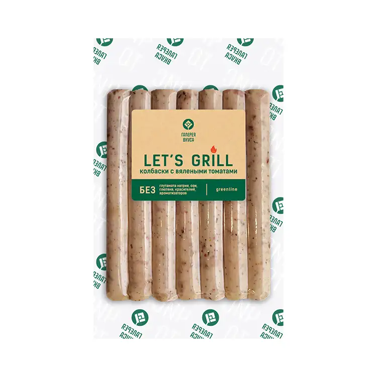 Колбаски для гриля с вялеными томатами