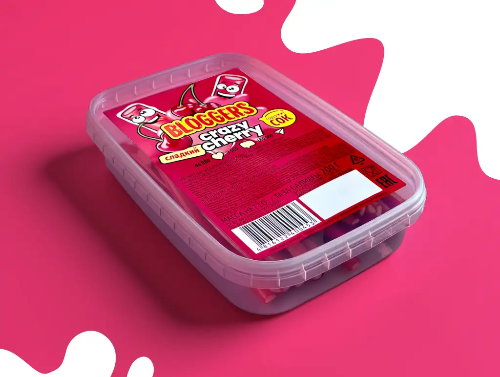 Мармеладные трубочки, в ассортименте фото 1