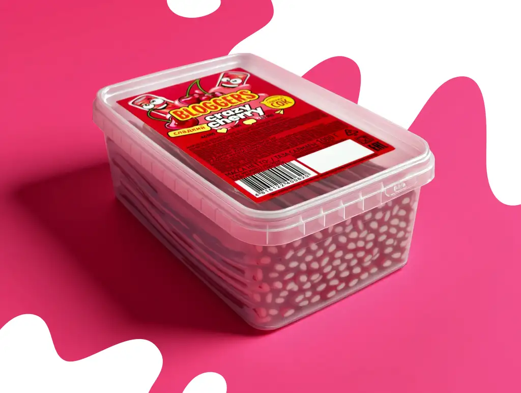 Мармеладные трубочки в кисло-сладкой обсыпке, в ассортименте фото 5