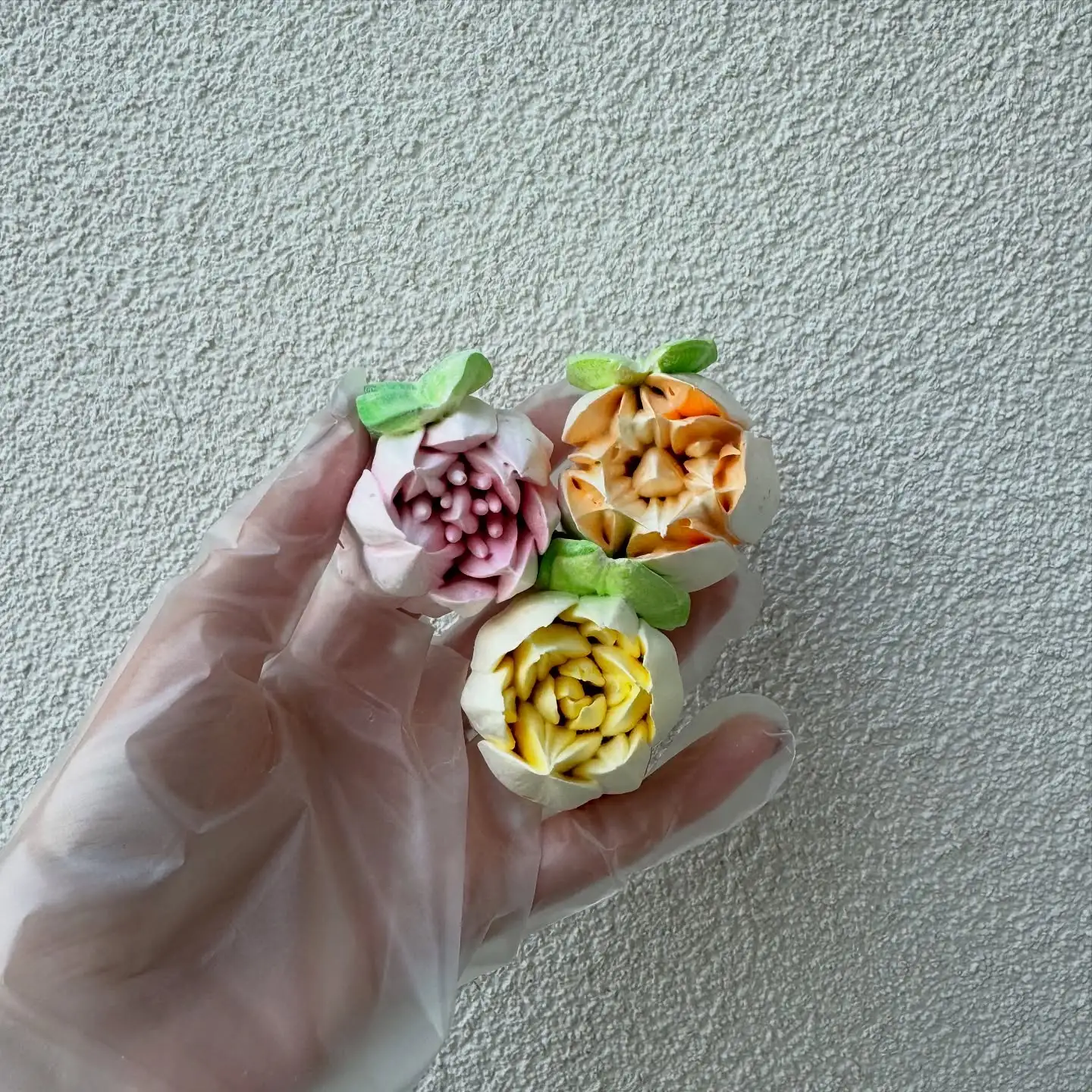 Зефирные цветы в коробке-сердце L фото 2