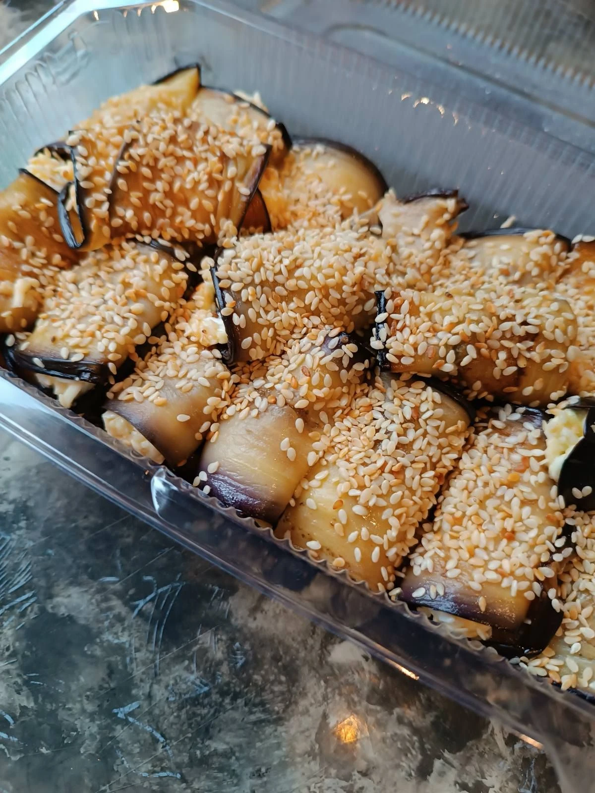 Рулетики из баклажан фото 3