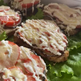 Филе свинины с баклажанами, 150 гр.