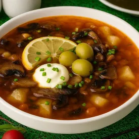 Солянка грибная