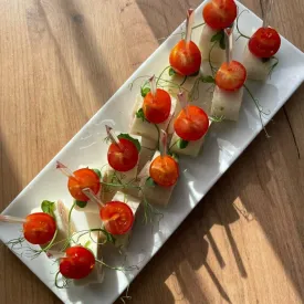 Роллы блинные с ветчиной и сыром