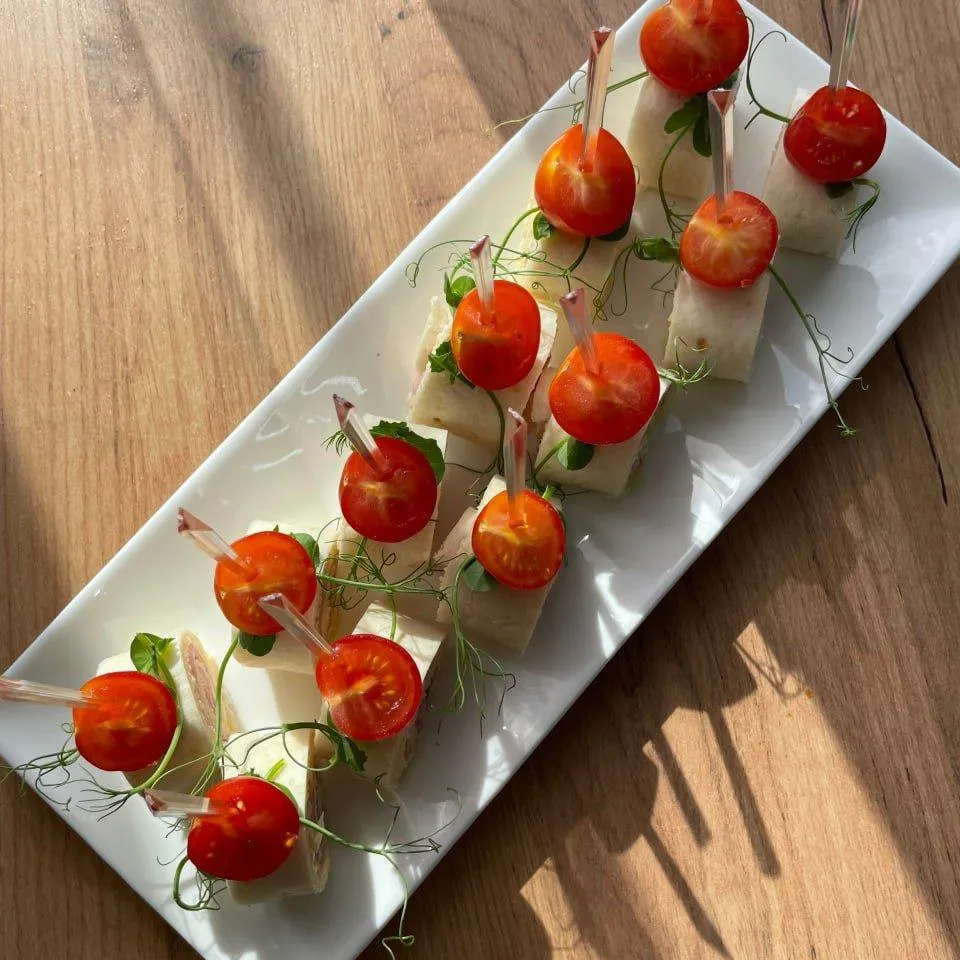 Роллы блинные с ветчиной и сыром