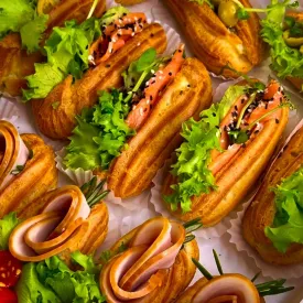 Эклеры «Закусочные» с вариантами начинок