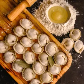 Пельмени ручной лепки