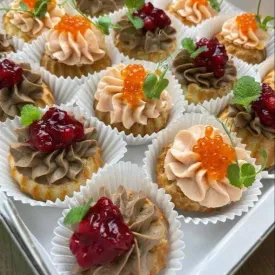 Бокс профитроли с паштетами