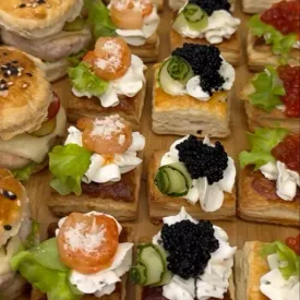 Слойка закусочные с вариантами начинок