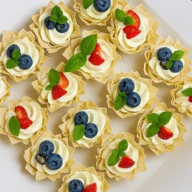 Корзиночки сладкие с тесто фило