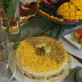 Салат "Курица с ананасом"