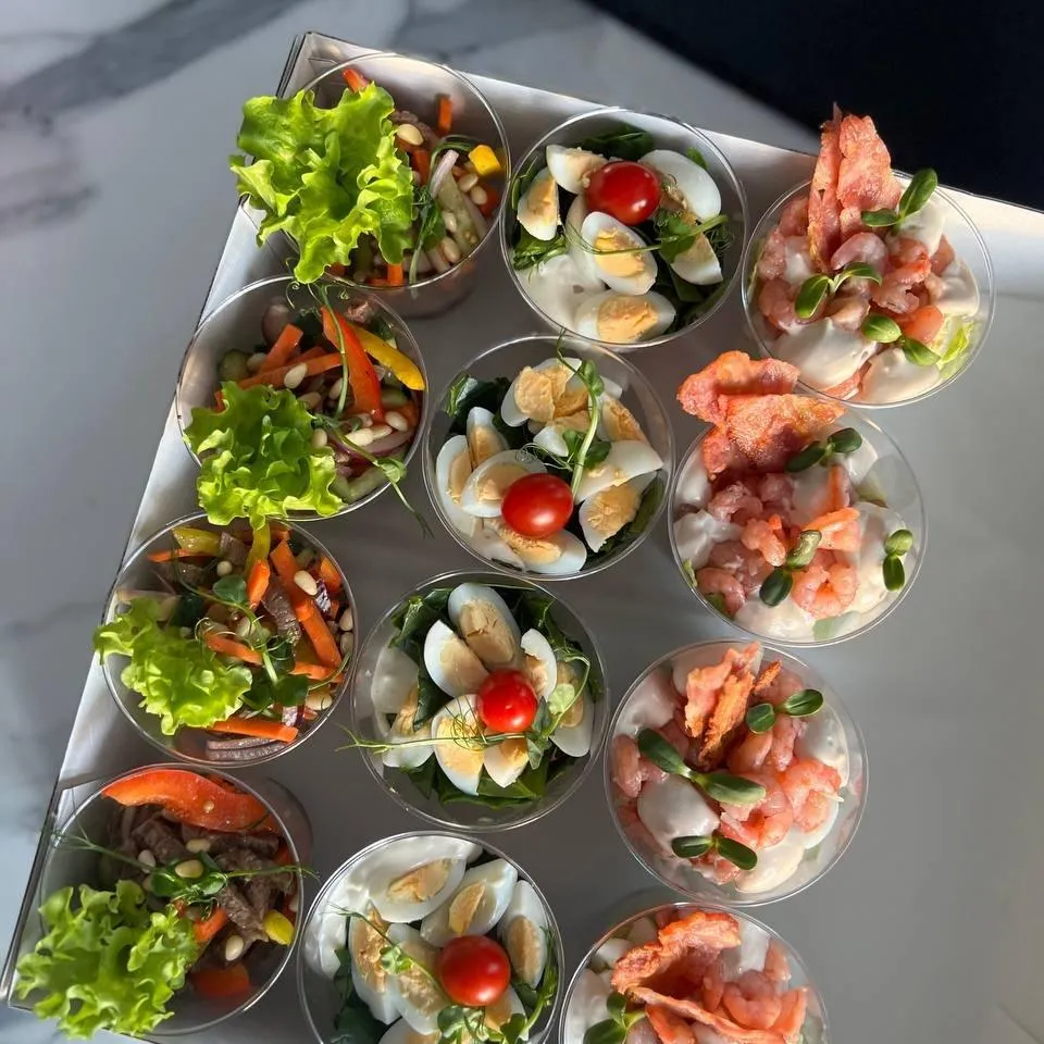 Бокс порционных салатов