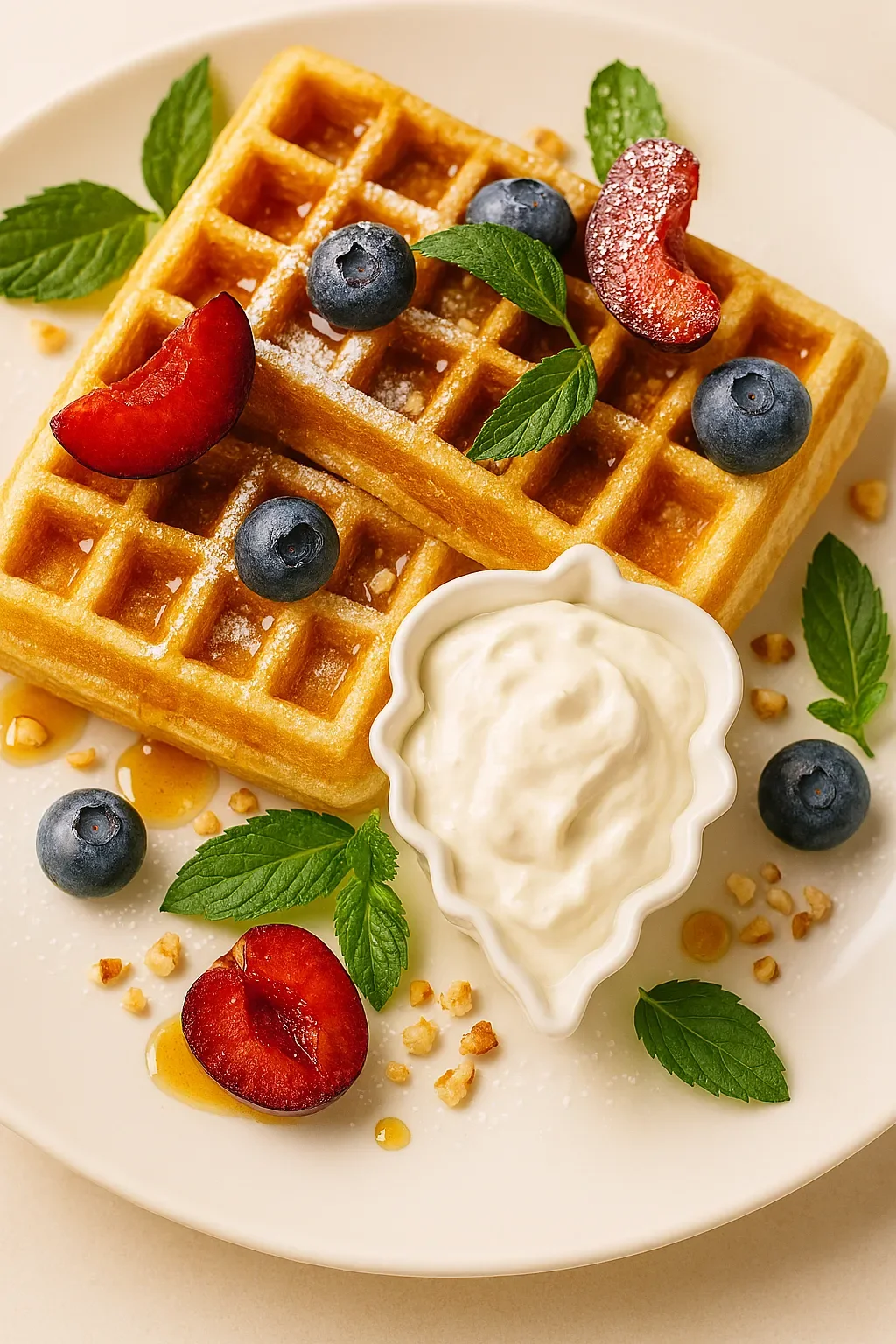 Вафли ягодные