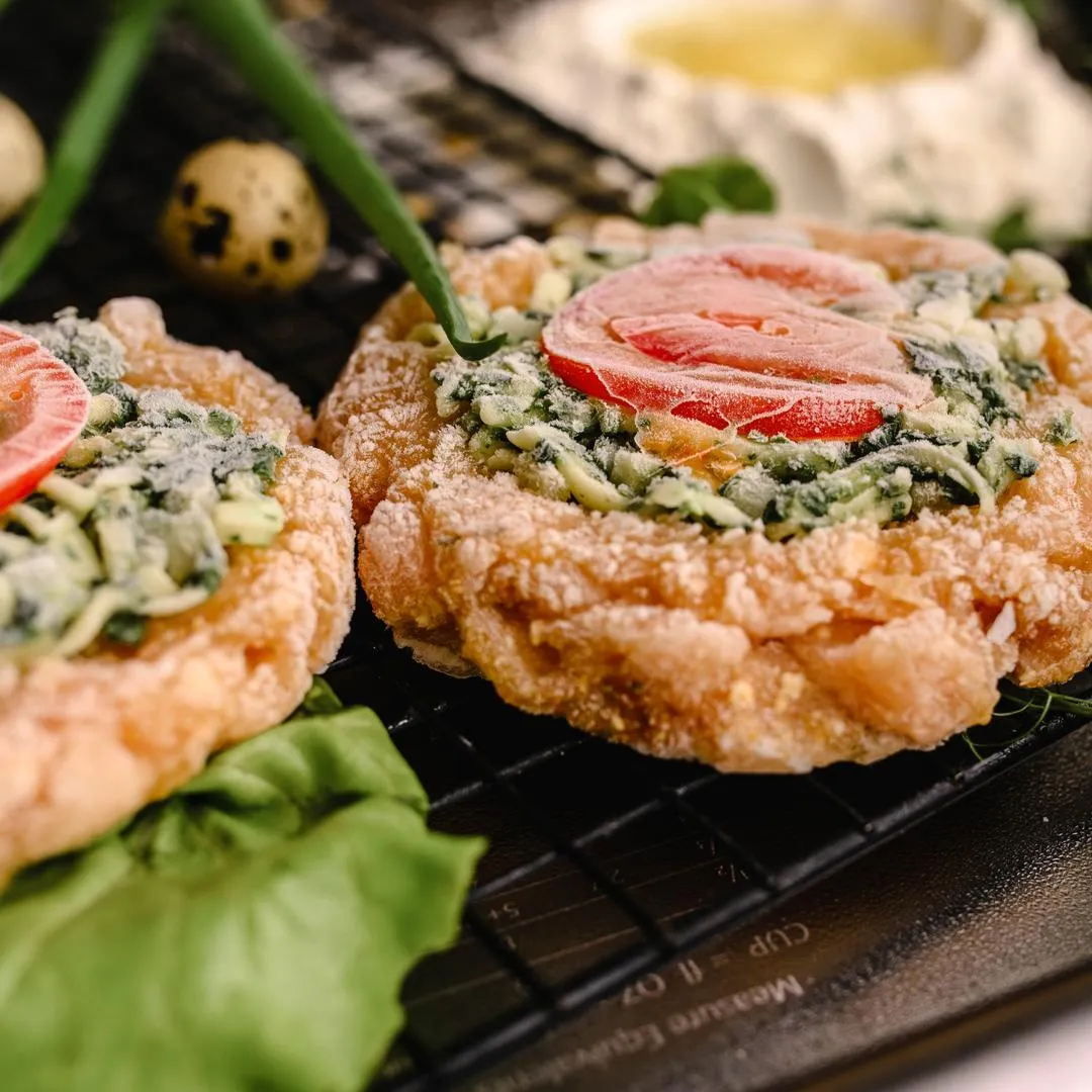 Куриные гнезда с сырной серединкой