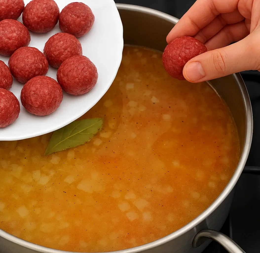 Мини-фрикадельки для супа