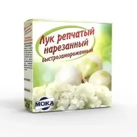 Лук репчатый нарезанный быстрозамороженный