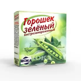 Горошек зеленый быстрозамороженный