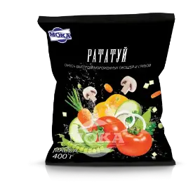 Смесь быстрозамороженных овощей и грибов «Рататуй»