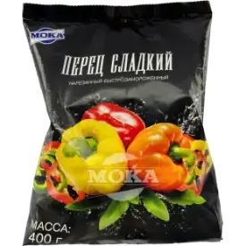 Перец сладкий нарезанный быстрозамороженный
