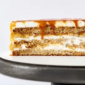 Торт «Банан с карамель»