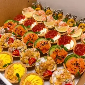 Бокс Тарталеток "Краски вкуса", 36 шт.