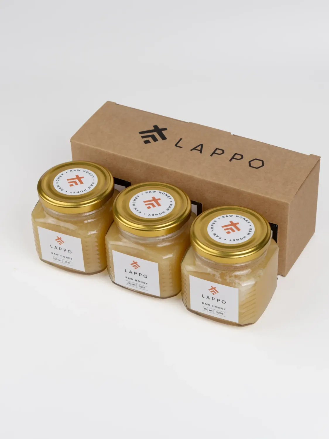 Подарочный набор 3 вида мёда, 0.25 л фото 1