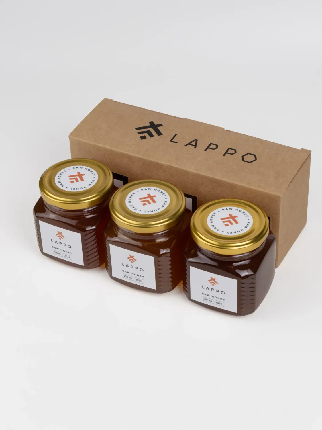 Подарочный набор 3 вида мёда, 0.25 л фото 2