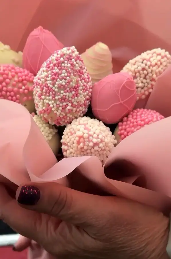 Букет с клубникой в шоколаде, 25 шт. фото 5