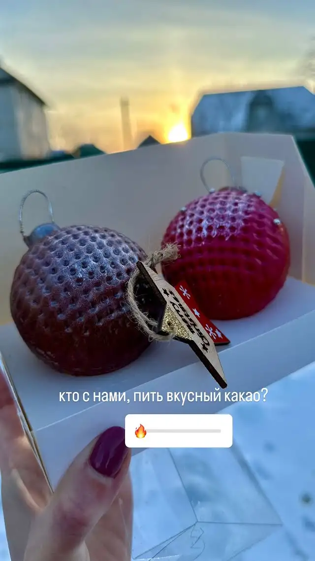 Какао-бомбочки в форме шара, 6 шт. фото 2