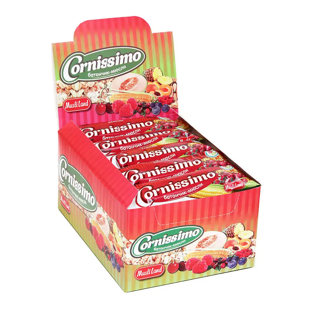 Батончик-мюсли Cornissimo со вкусом клюквы, 25 г фото 2