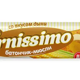 Батончик-мюсли Cornissimo со вкусом дыни, 25 г