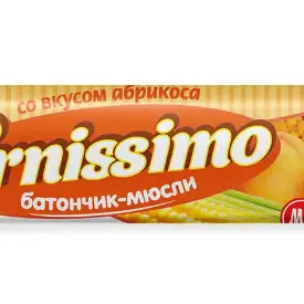 Батончик-мюсли Cornissimo со вкусом абрикоса, 25 г