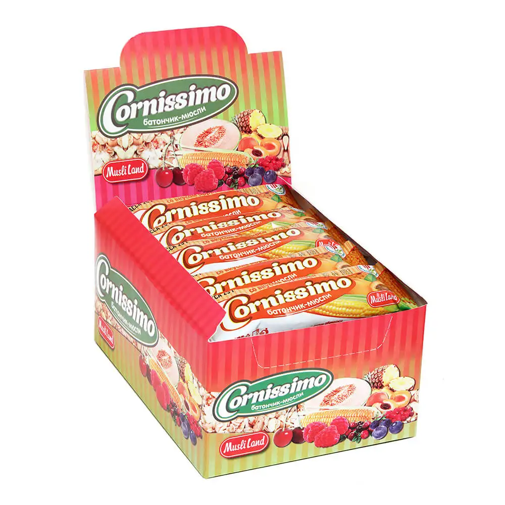 Батончик-мюсли Cornissimo со вкусом абрикоса, 25 г фото 2