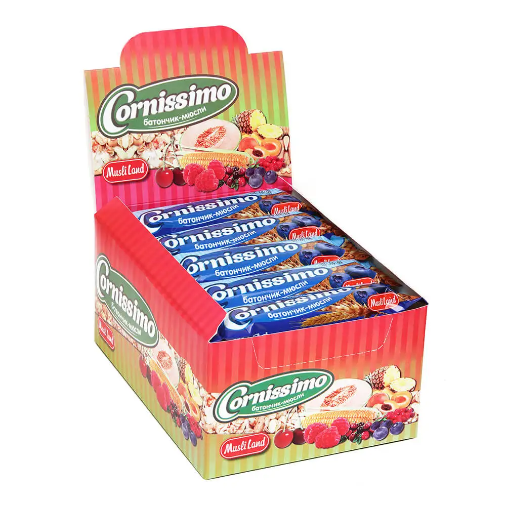 Батончик-мюсли Cornissimo со вкусом черники, 25 г фото 2